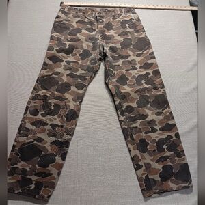 VTG Carhartt camo pants, 38x32, Tans & Browns, Great condition for the age